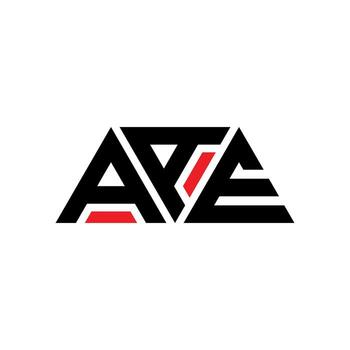 AAE triangle letter logo design with triangle shape. AAE triangle logo design monogram. AAE triangle vector logo template with red color. AAE triangular logo Simple, Elegant, and Luxurious Logo. AAE
