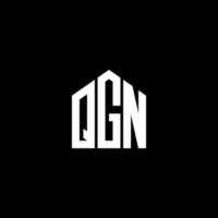 QGN letter design.QGN letter logo design on BLACK background. QGN creative initials letter logo concept. QGN letter design.QGN letter logo design on BLACK background. Q vector