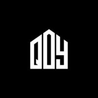 QOY letter design.QOY letter logo design on BLACK background. QOY creative initials letter logo concept. QOY letter design.QOY letter logo design on BLACK background. Q vector