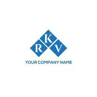 RKV letter design.RKV letter logo design on WHITE background. RKV creative initials letter logo concept. RKV letter design.RKV letter logo design on WHITE background. R vector