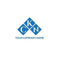 Diseño de letras ckn. Diseño de logotipo de letras ckn sobre fondo blanco. concepto de logotipo de letra de iniciales creativas ckn. Diseño de letras ckn. Diseño de logotipo de letras ckn sobre fondo blanco. C vector