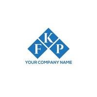FKP letter design.FKP letter logo design on WHITE background. FKP creative initials letter logo concept. FKP letter design.FKP letter logo design on WHITE background. F vector