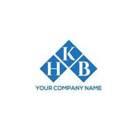 HKB letter design.HKB letter logo design on WHITE background. HKB creative initials letter logo concept. HKB letter design.HKB letter logo design on WHITE background. H vector