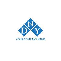 diseño de logotipo de letra dny sobre fondo blanco. concepto de logotipo de letra de iniciales creativas dny. diseño de letra dny. vector