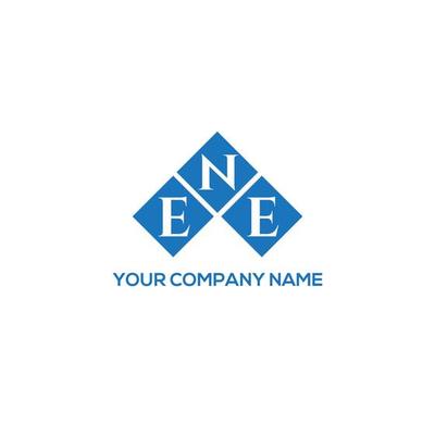 ENE letter logo design on WHITE background. ENE creative initials letter logo concept. ENE letter design.