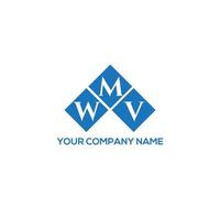 WMV creative initials letter logo concept. WMV letter design.WMV letter logo design on WHITE background. WMV creative initials letter logo concept. WMV letter design. vector