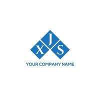 XJS letter design.XJS letter logo design on WHITE background. XJS creative initials letter logo concept. XJS letter design.XJS letter logo design on WHITE background. X vector