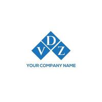 VDZ letter logo design on WHITE background. VDZ creative initials letter logo concept. VDZ letter design. vector