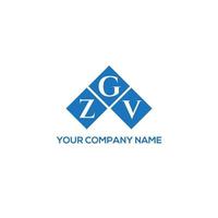 ZGV letter logo design on WHITE background. ZGV creative initials letter logo concept. ZGV letter design. vector