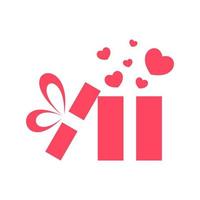 Simple Gift Logo vector