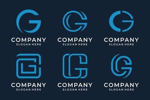 set off creative letter G C logo