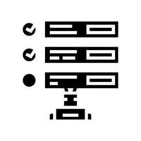 guideline system glyph icon vector illustration