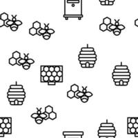 Honeycomb Vector Seamless Pattern