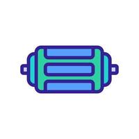 electric motor icon vector outline illustration