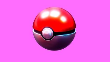 3D pokeball pokemon photo