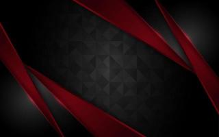 Modern dark red combination with black background with texture effect overlap layer design vector