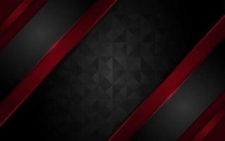 Modern dark red background with texture effect overlap layer design vector