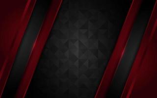 Modern dark red background with texture effect overlap layer design vector