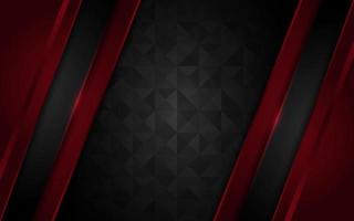 Modern dark red background with texture effect overlap layer design vector