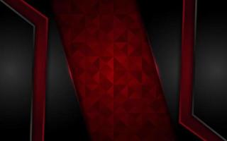 Modern dark red background with texture effect overlap layer design vector