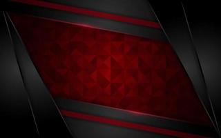 Modern dark red background with texture effect overlap layer design vector