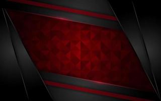 Modern dark red background with texture effect overlap layer design vector