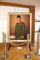 Blitar, Jawa timur, Indonesia, 2022 - Painting of Indonesia's first president at the Blitar City Museum photo