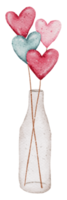 aquarelle de la saint valentin png