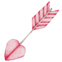 aquarelle de la saint valentin png