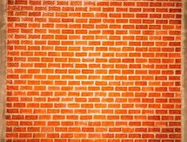 orange brick wall photo