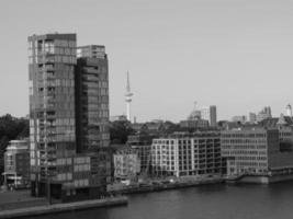 Hamburg and the river elbe photo