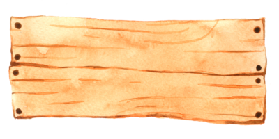 teken hout aquarel hand verf png