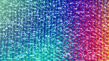 Abstract multi-colored textured background with luminous particles video