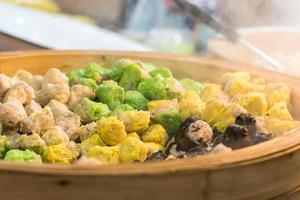 Chinese Steamed Dumpling in pot photo