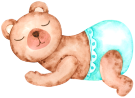 baby sweet dream akvarell png