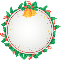 Christmas wreath watercolor png