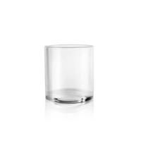 Empty water glass on white background. 3d render photo