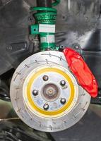 Front disk brakes system photo