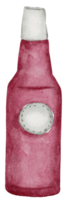 elemento de acuarela de verano png