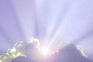 beautiful cloud at sunrise photo