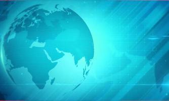 Digital technology business globe background