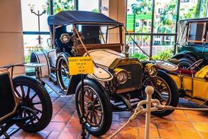 FONTVIEILLE, MONACO - JUN 2017 yellow ROCHET SCHNEIDER AK 20 in Monaco Top Cars Collection Museum photo