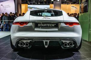 frankfurt - sept 2015 jaguar f-type startech presentado en iaa i foto