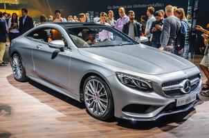 FRANKFURT - SEPT 2015 Mercedes-Benz S 500 4MATIC Coupe presente photo