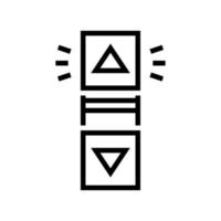 click scroll line icon vector illustration