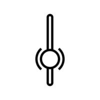 ui scroll sign line icon vector illustration