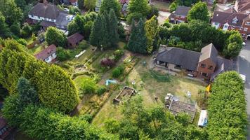 hermosa vista aérea y material de archivo de ángulo alto del área de la estación de leagrave de la ciudad de londres luton de inglaterra reino unido foto