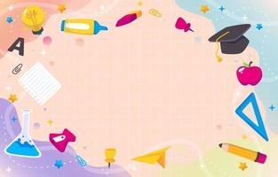 Back To School Background vector