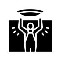 light fixture installation and repair glyph icon vector illustration