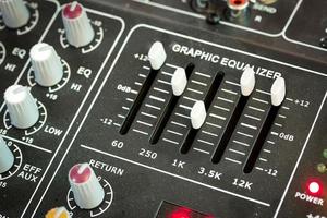sound music mixer control panel photo